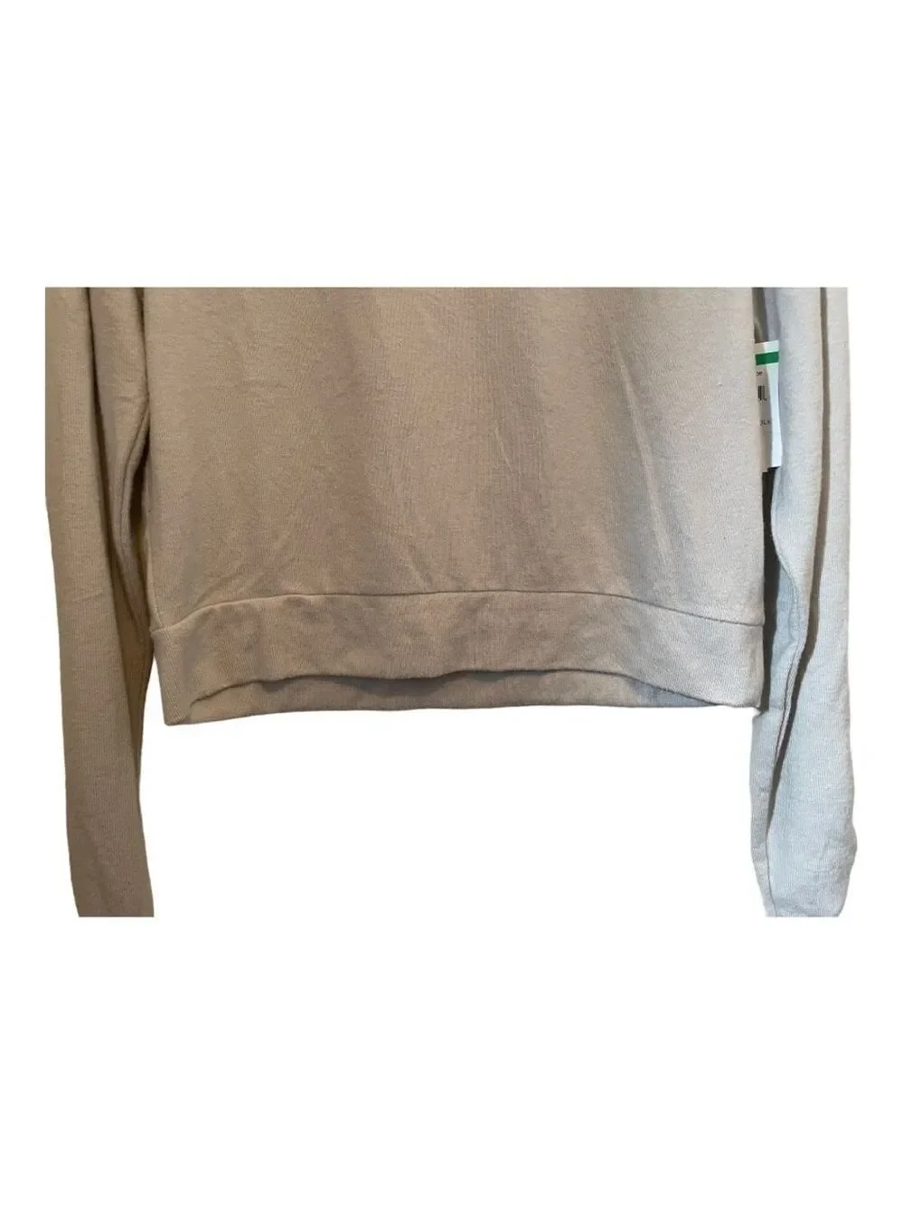Z by Zella cropped fog gray long sleeve shirt